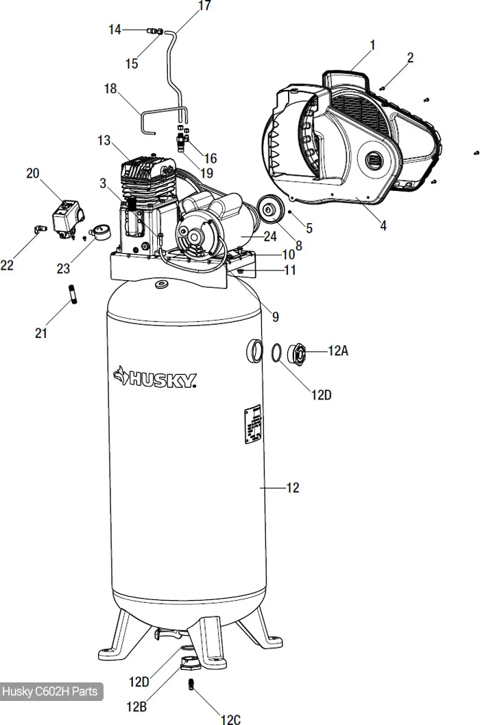 Kobalt 60 Gal Air Compressor Wiring Diagram Wiring Diagram