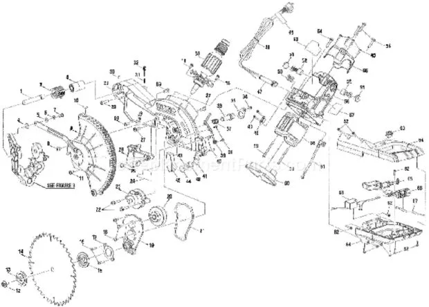 Kobalt Replacement Parts Miter Saw Diagram