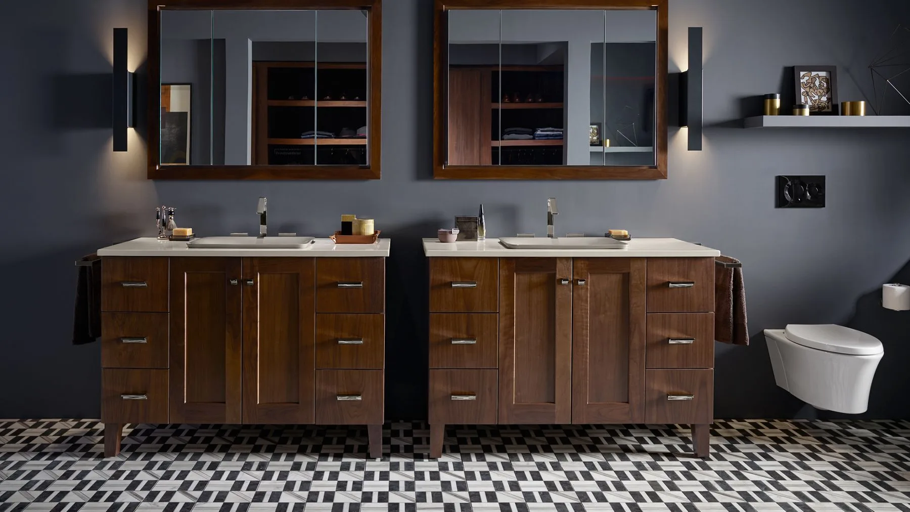 Kohler Bathroom Vanities Kohler Poplin 36 In Linen White Bathroom Vanity Cabinet In The