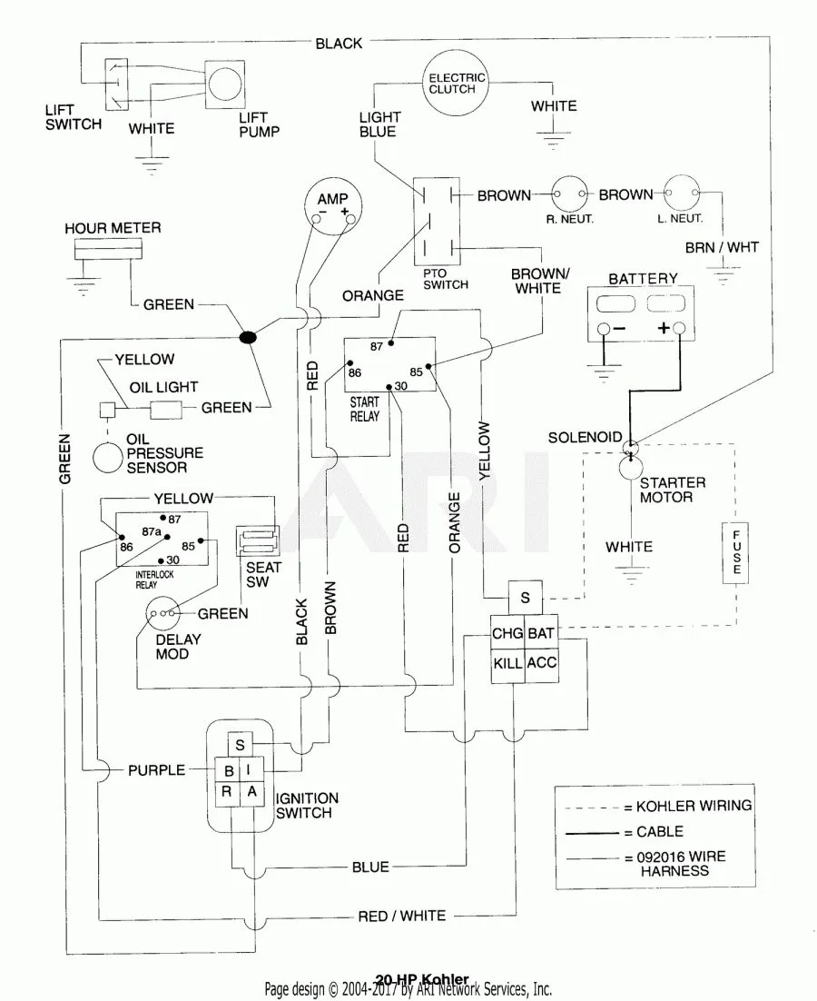 Kohler Engine Wiring Diagrams Diagram Schematic