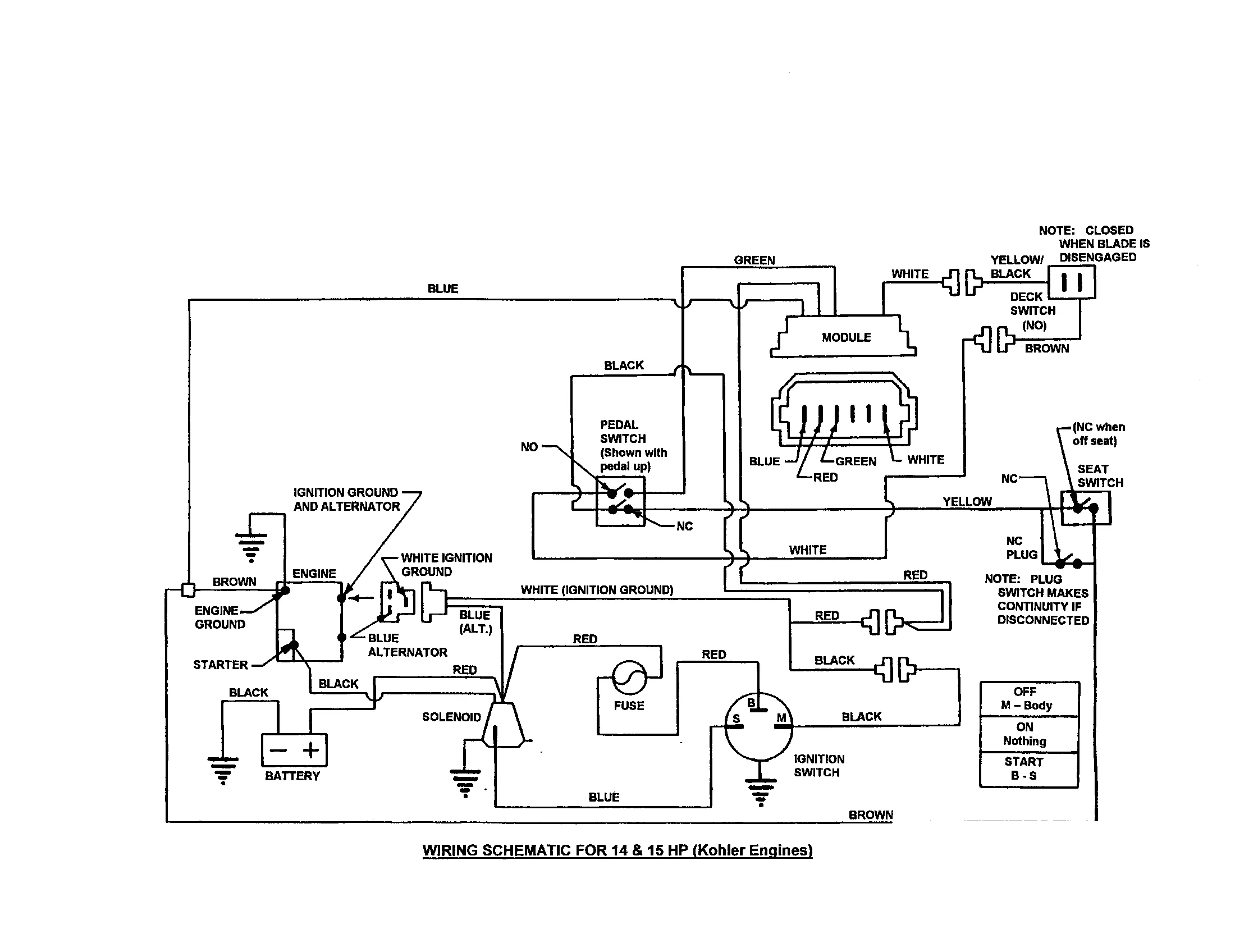 Kohler K301 Wiring Diagram Wiring Diagram