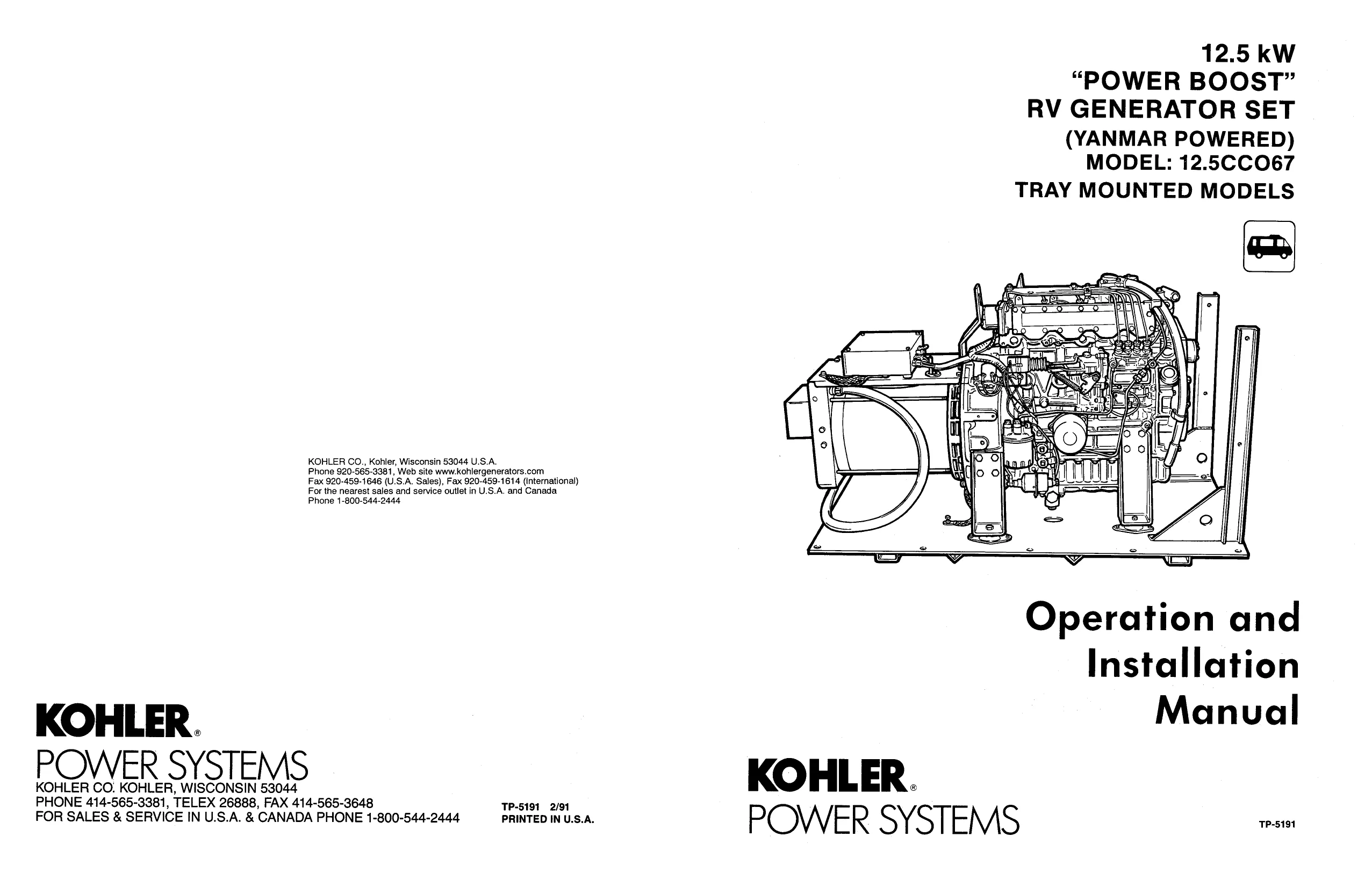 Kohler Rv Generator Wiring Diagram Wiring Diagram