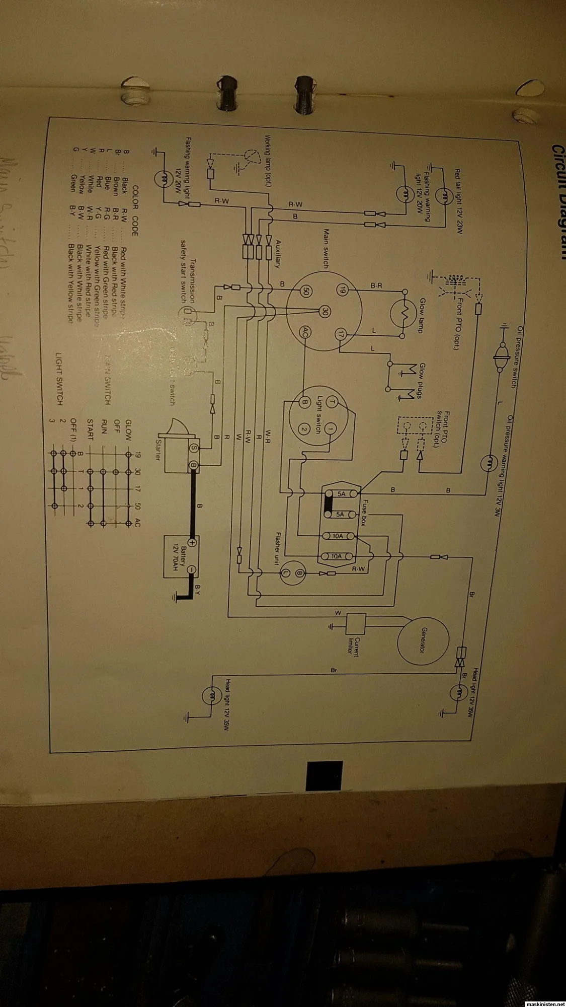 Kubota Alternator Wiring Diagram