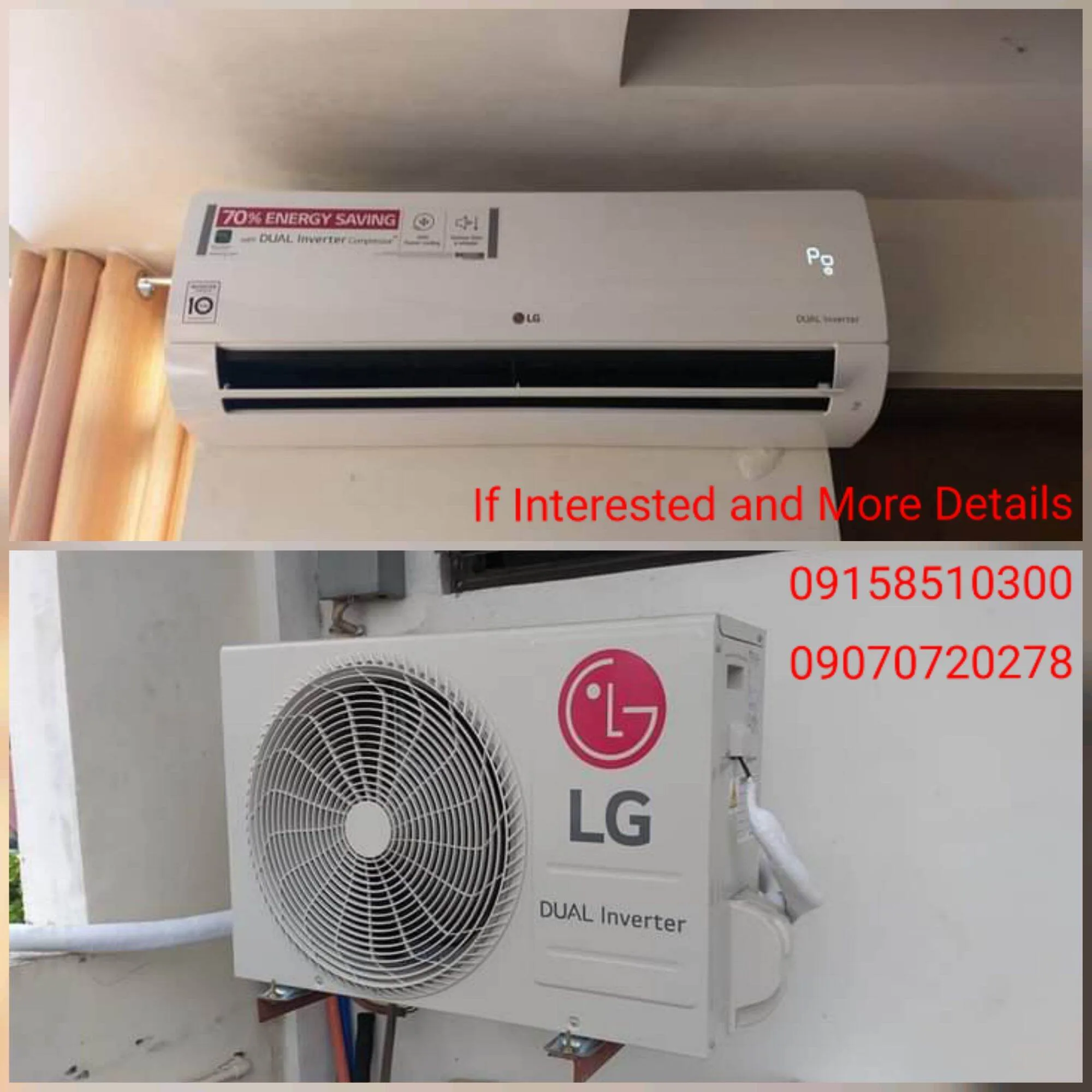 L G 1 5Hp Dual Inverter Split Type Aircon Lazada Ph