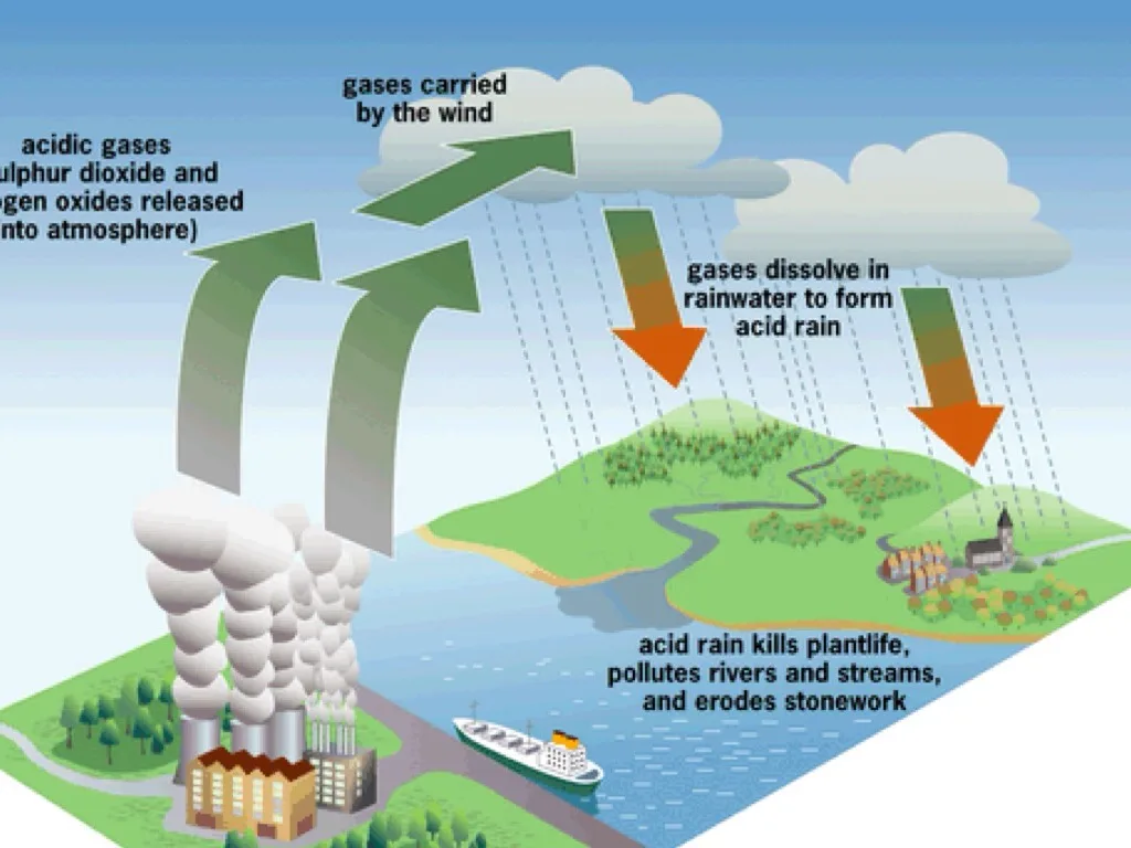 La Lluvia Acida Pollution Carbon Dioxide Images