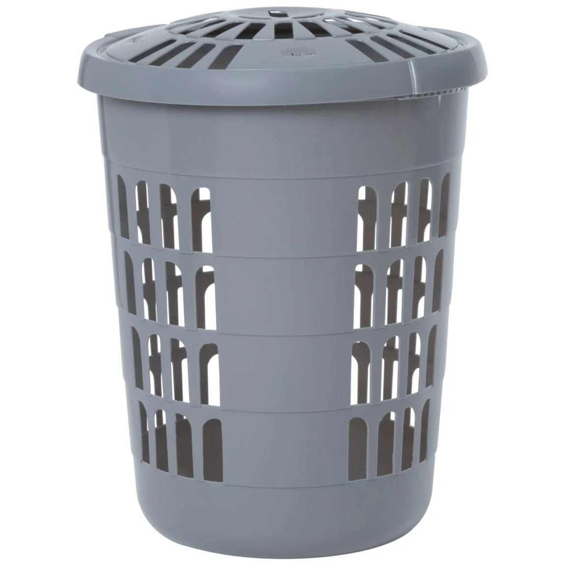Large Round Laundry Hamper With Lid Laundry Hampers Baskets B M