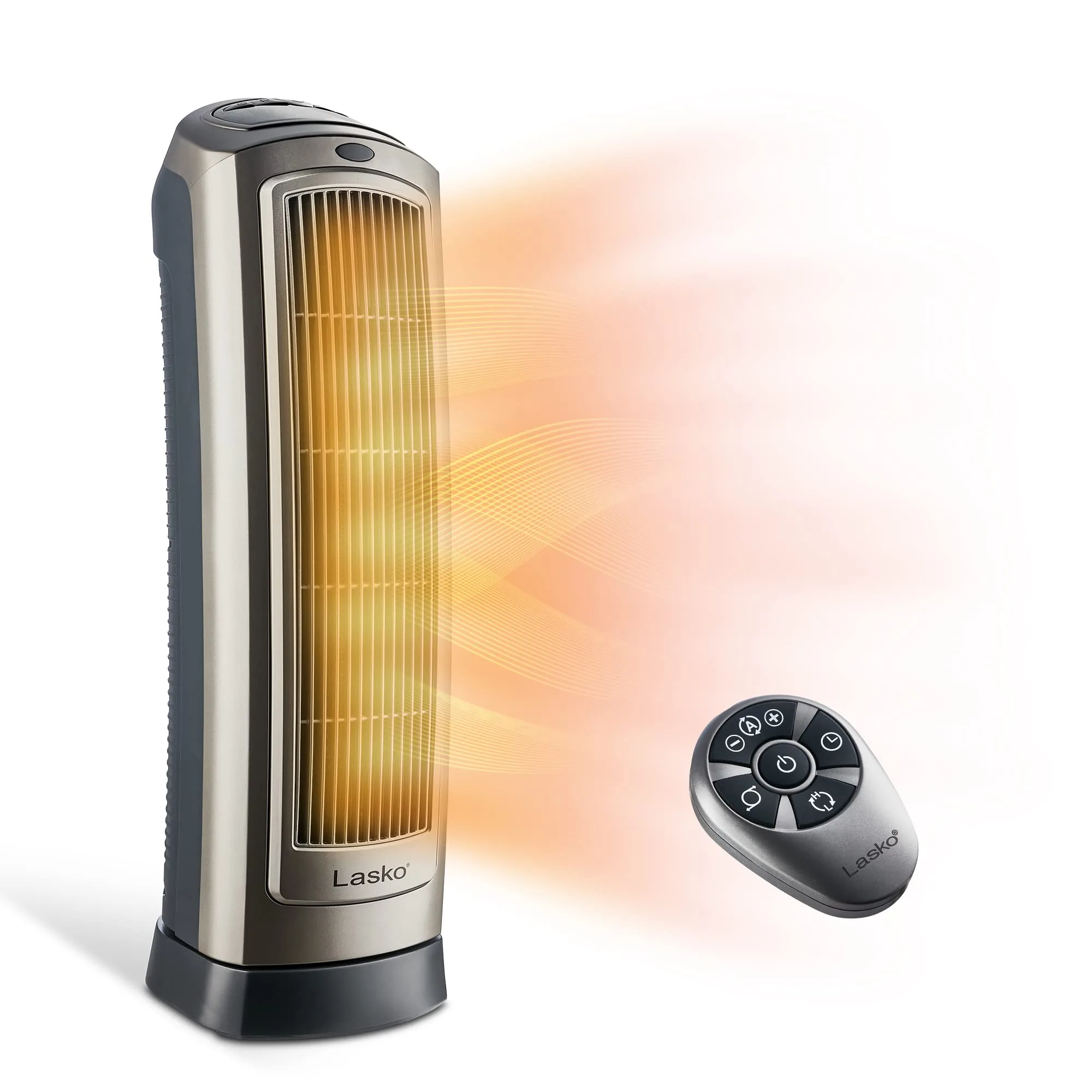 Lasko Oscillating Digital Ceramic Tower Heater For Home With Adjustable Thermostat
