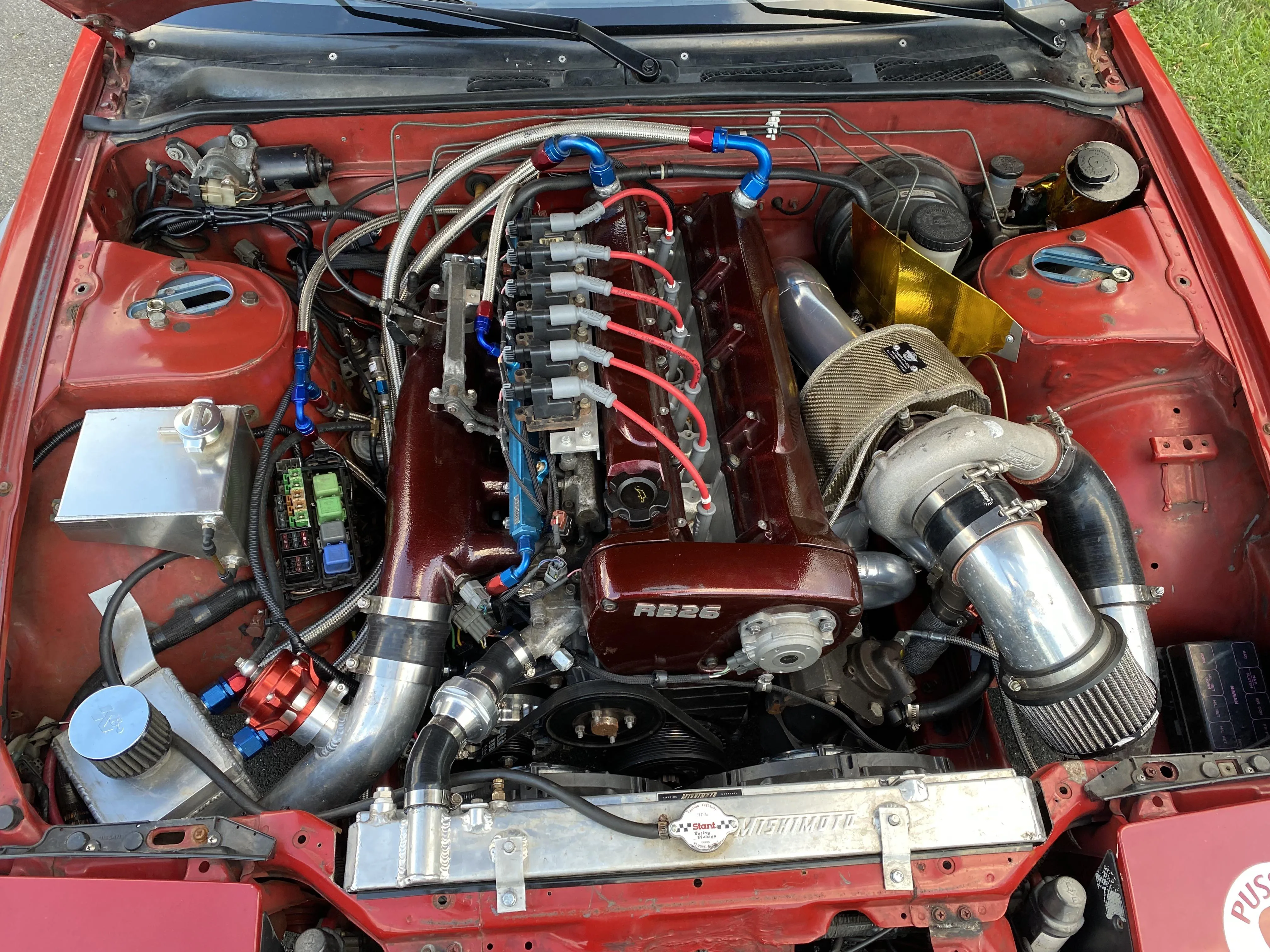 Last Picture Of This Engine Bay Before Parting Out 240Sx