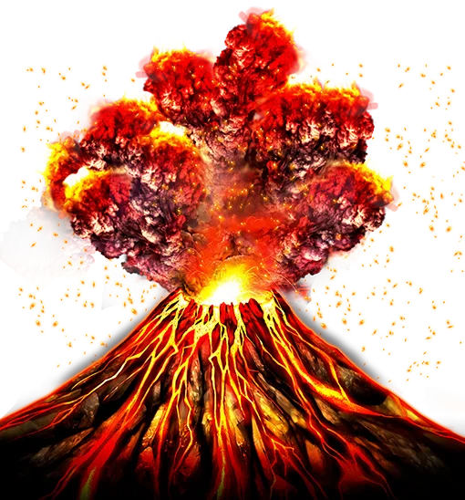 Lava Flow Lava Stream Lava Lake Lava Eruption Lava Fountain Png
