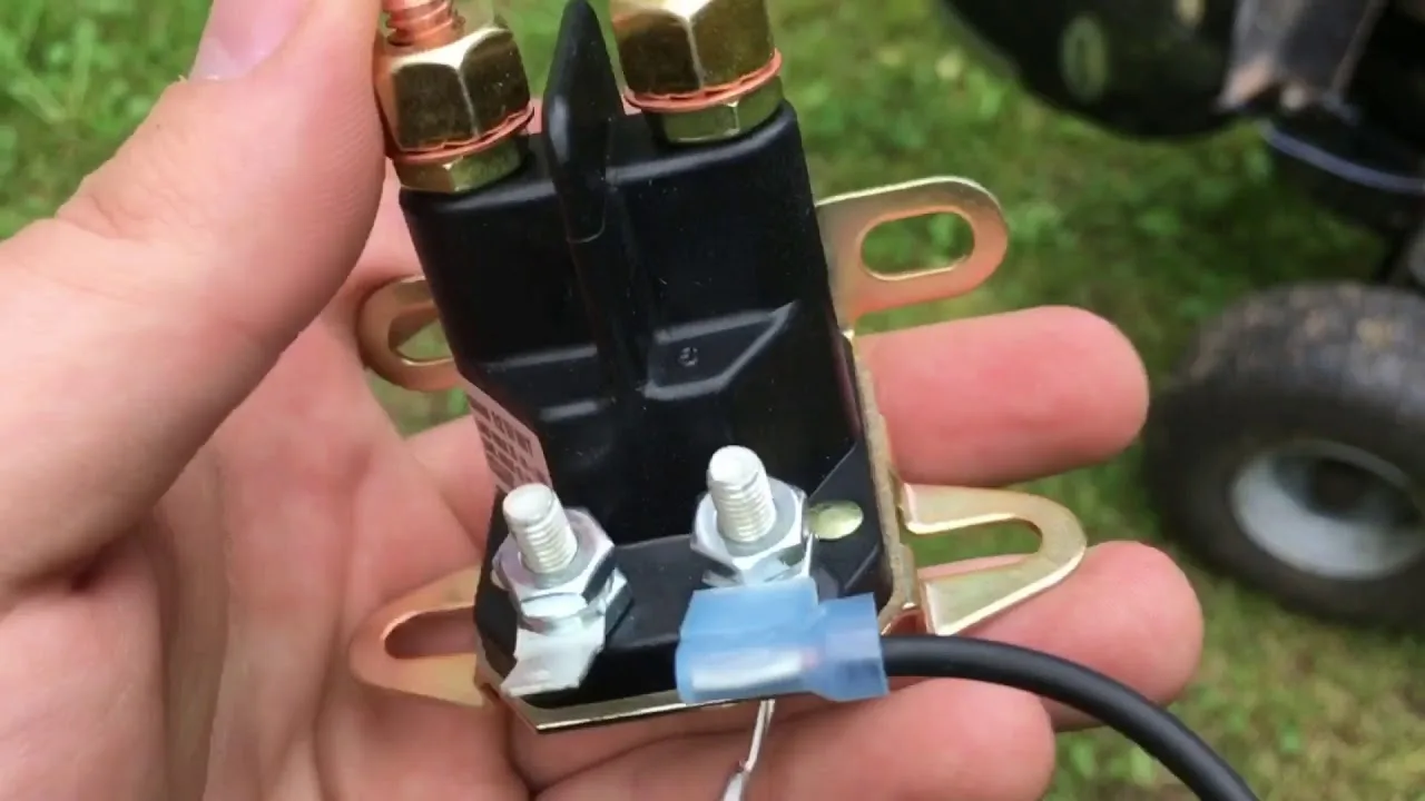 Lawn Mower Starter Solenoid Wiring Diagram Lawn Mower Soleno