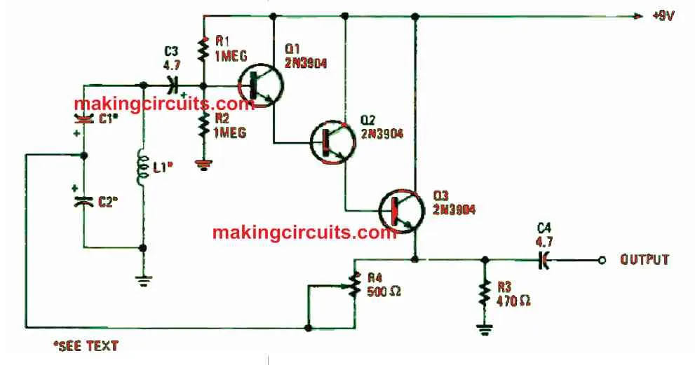 Lc Oscillator Circuit Diagram