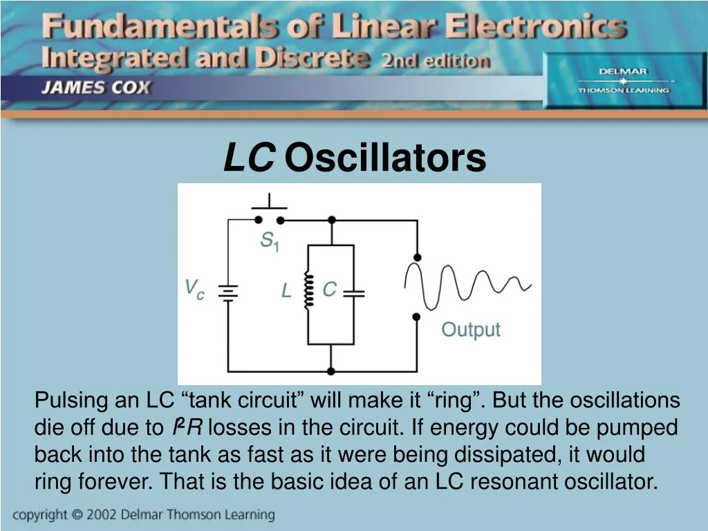 Lc Oscillator Notes At Kai Chuter Blog
