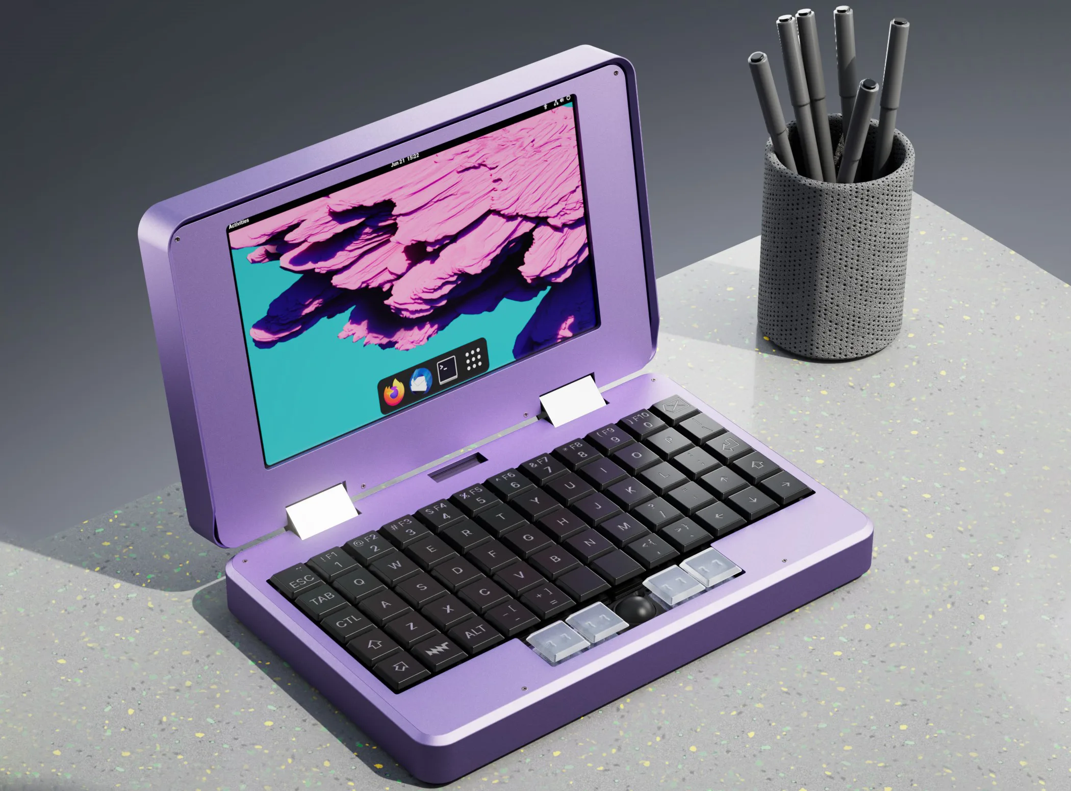 Le Mini Ordinateur Portable Modulaire Pocket Reform De Mnt Sera Bientôt Disponible Avec Des