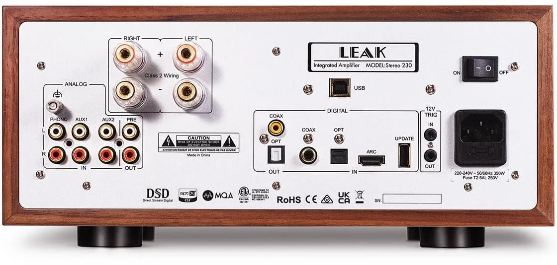 Leak S Stereo 230 Integrated Amplifier Combines Power And Vintage Style