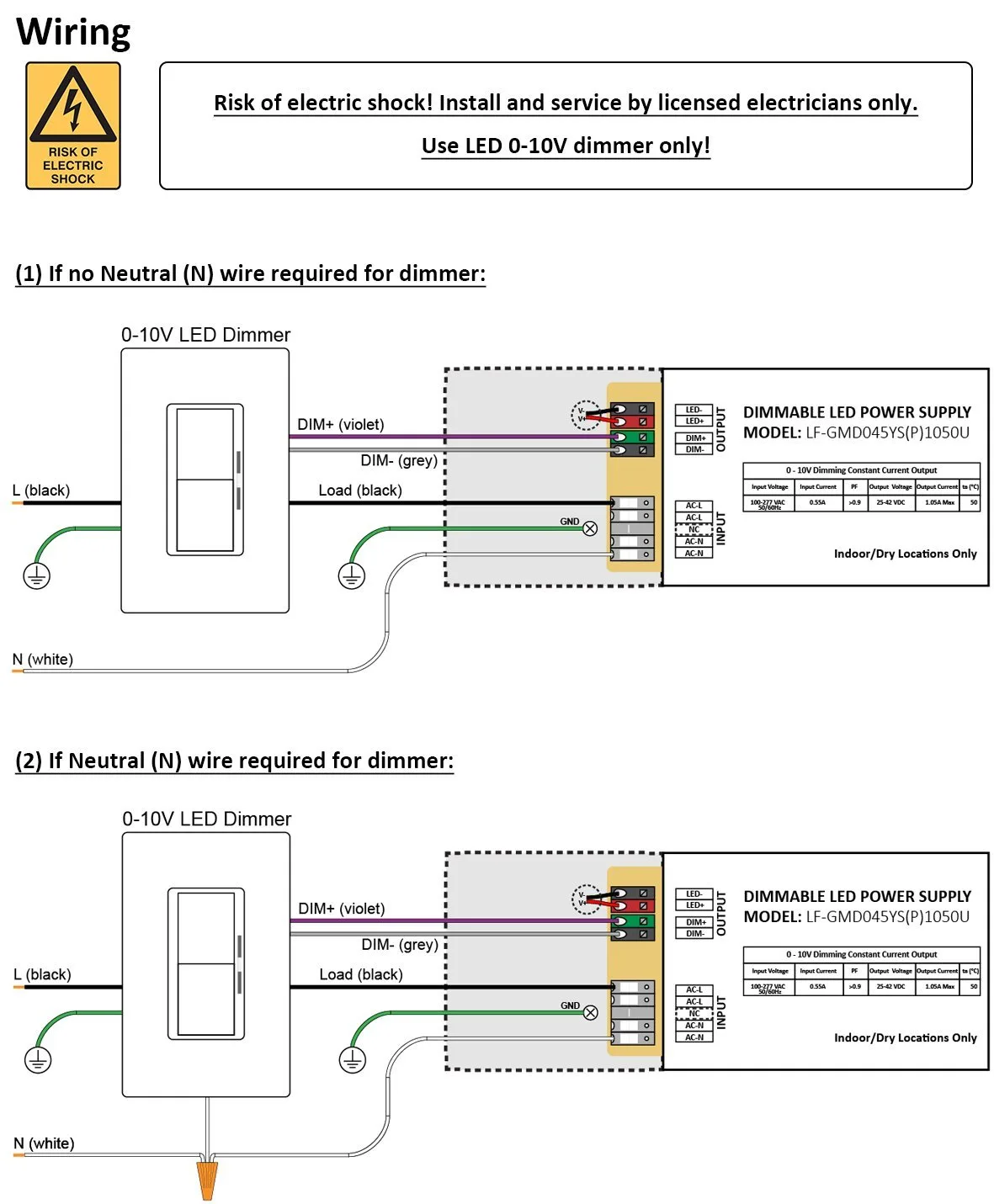 Led Dimming Wiring Diagram Capacitor