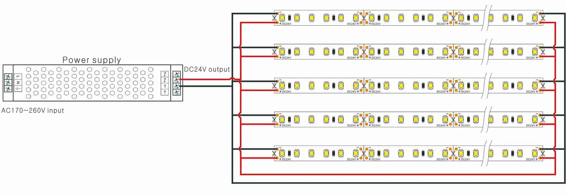 Led Light Diagram 12V