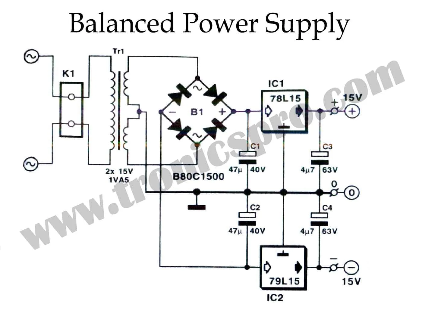 Led Power Supply Circuit Diagram