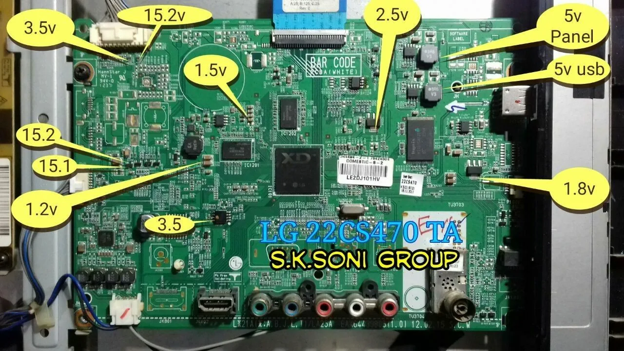 Led Tv Circuit Board Diagram