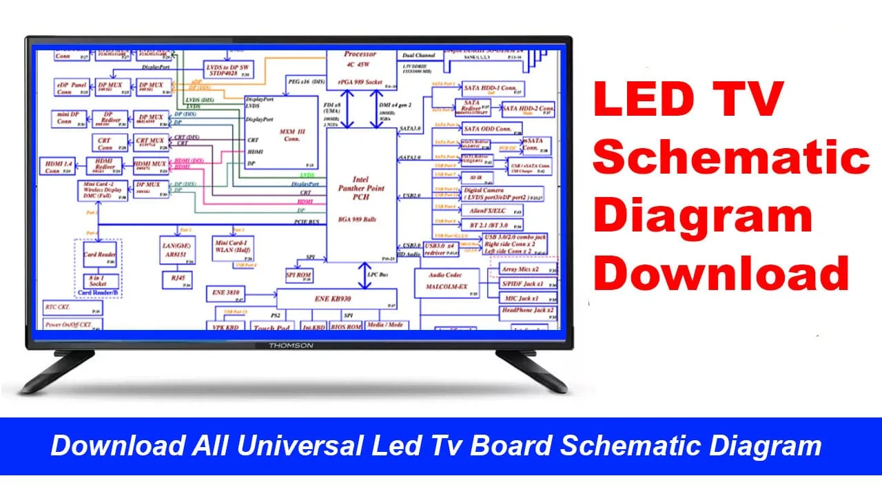 Led Tv Motherboard Circuit Diagram Pdf