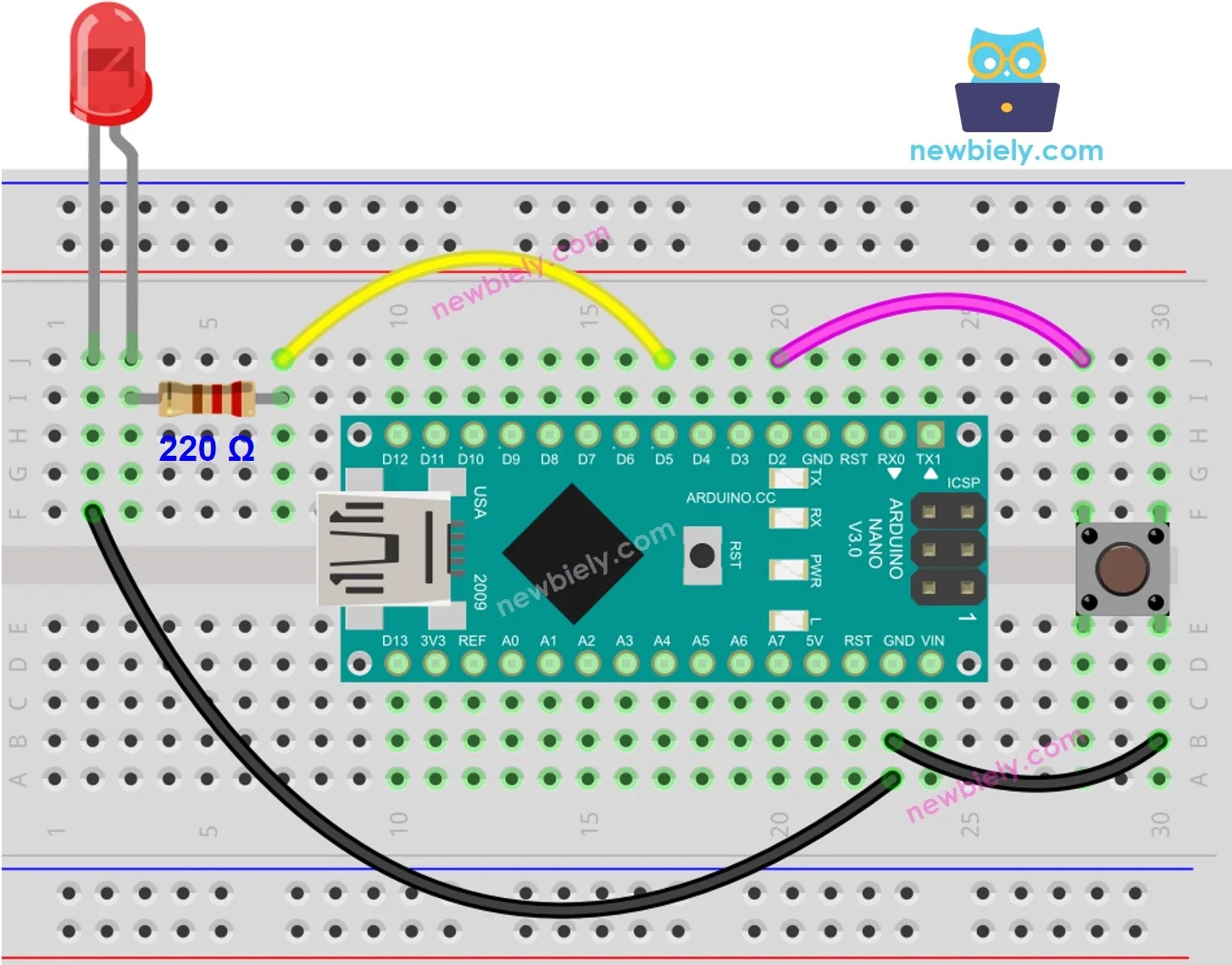 Led Wiring Diagram Arduino At Allison Rios Blog