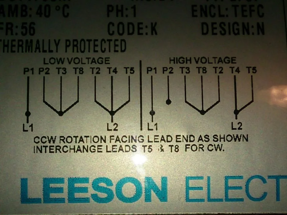 Leeson Motor Wiring Diagram Pdf