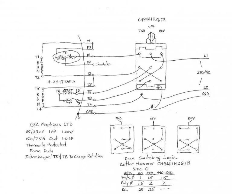 Leeson Motors Wiring Diagrams