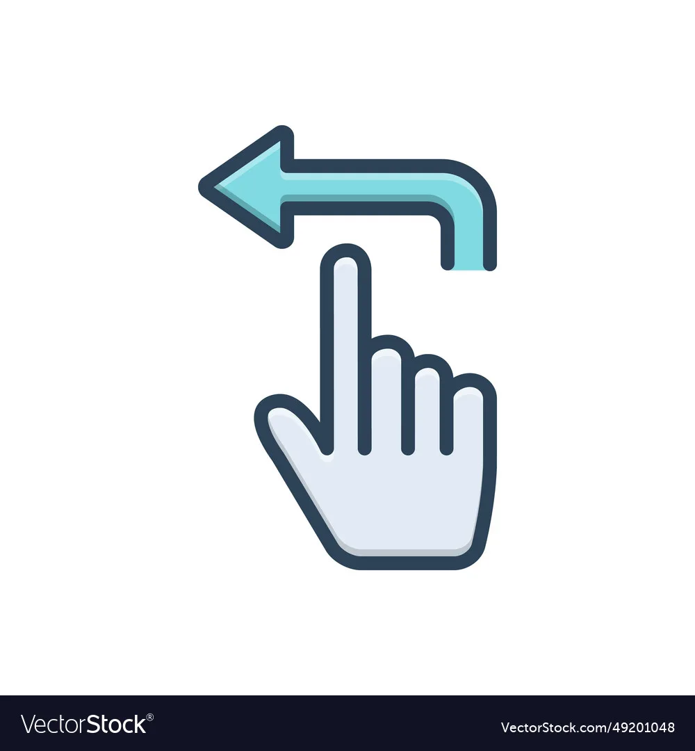 Left Royalty Free Vector Image Vectorstock