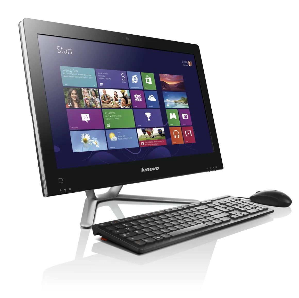 Lenovo C540 Touch Review An Excellent Budget All In One That Delivers On Performance Pcworld