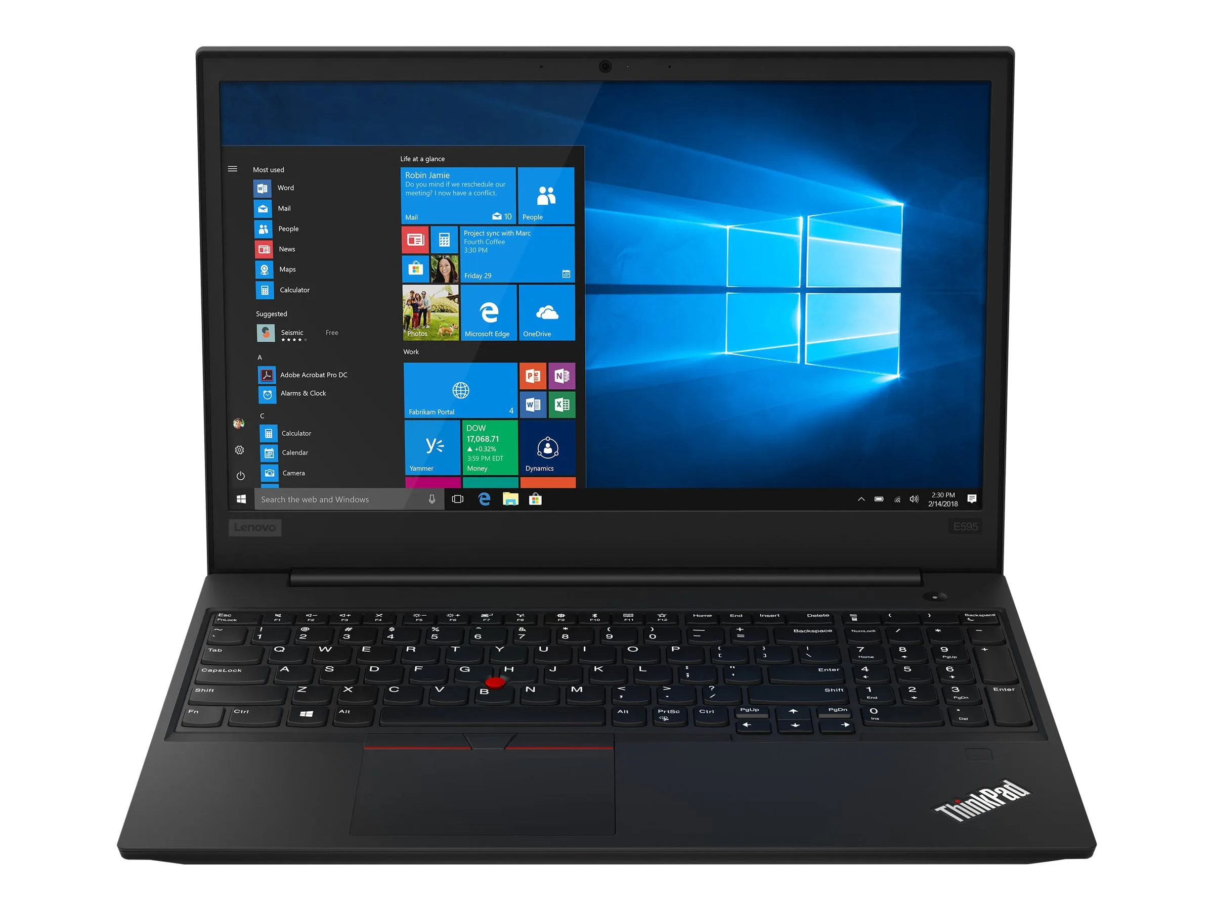 Lenovo Thinkpad 15 6 Full Hd Laptop Amd Ryzen 5 3500U 8Gb Ram 256Gb Ssd Windows 10 Pro