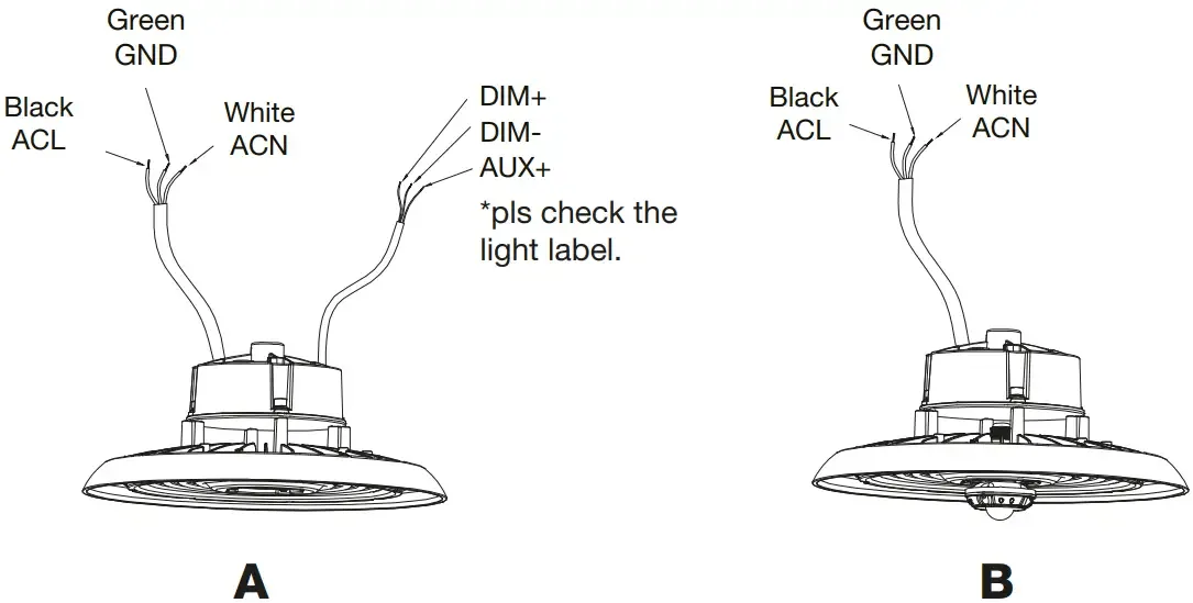 Lepro 350011 Nw Us 240W Dimmable Ufo Led High Bay Light User Manual