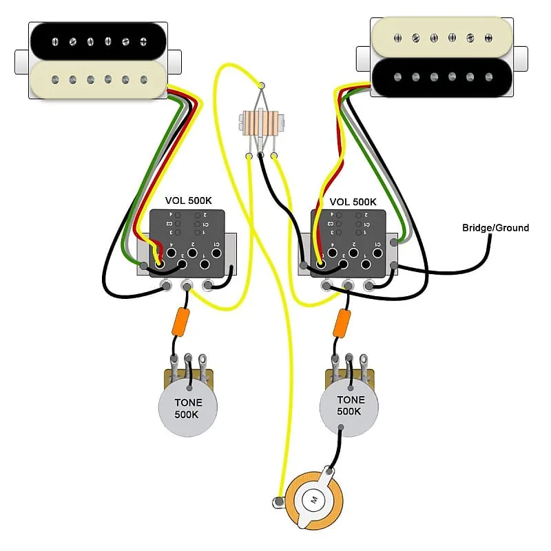 Les Paul Coil Split Wiring Kit Switchcraft Toggle Reverb Uk