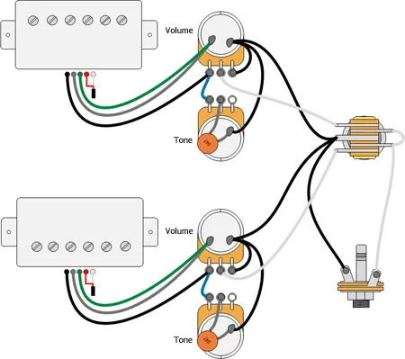 Les Paul Wiring Diagram Modern