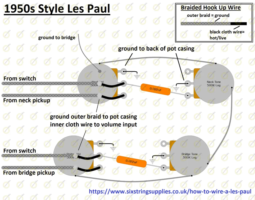 Les Paul Wiring Kit Wiring A Les Paul