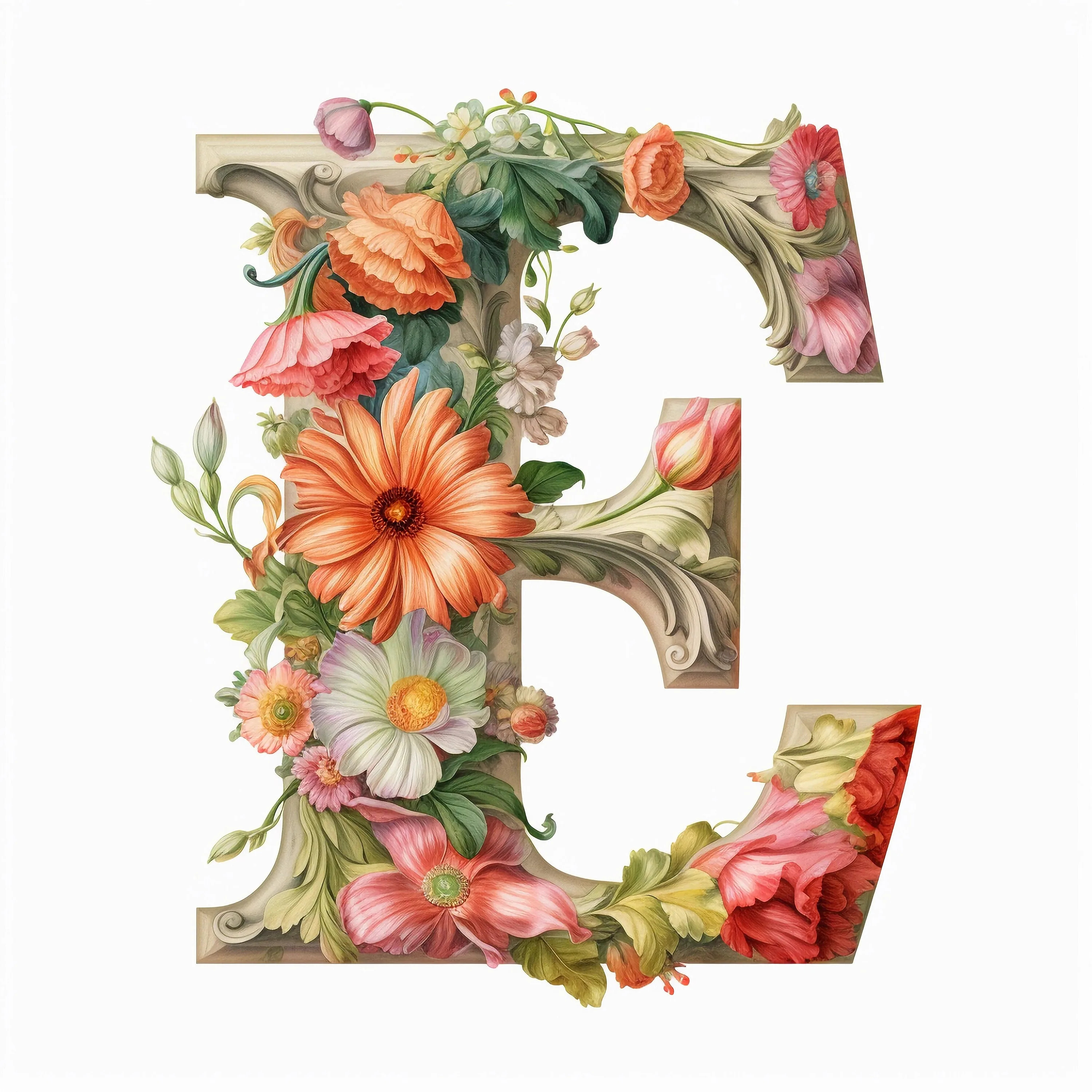 Letter E Letter