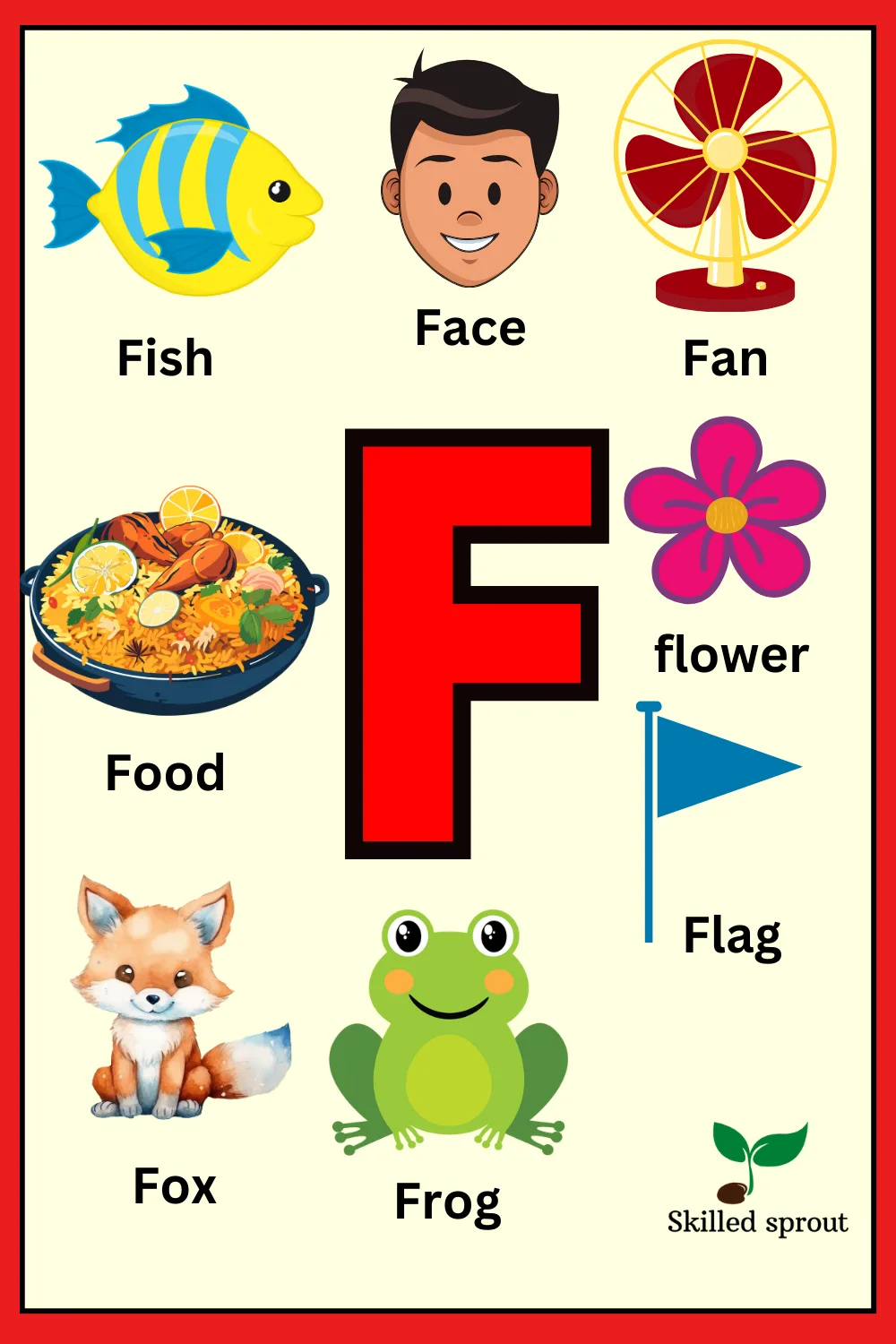 Letter F Phonics Song F Letter Words Phonics Sounds Alphabet Phonics Preschool Letters