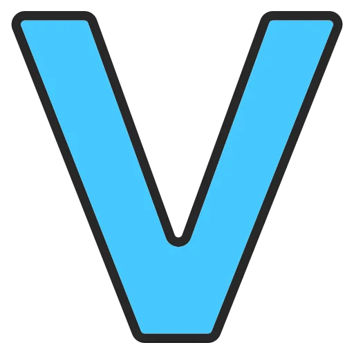 Letter V Generic Color Lineal Color Icon