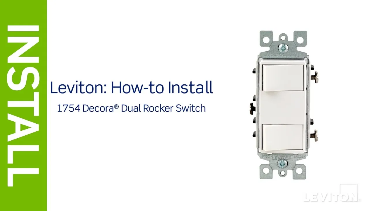 Leviton Presents How To Install A Decora Combination Device With Double Switch Wiring Diagram