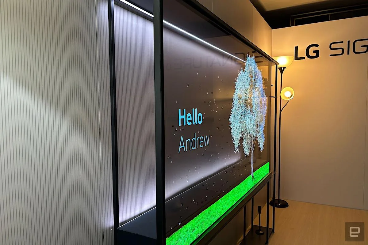Lg Brought The World S First Wireless Transparent Oled Tv To Ces 2024
