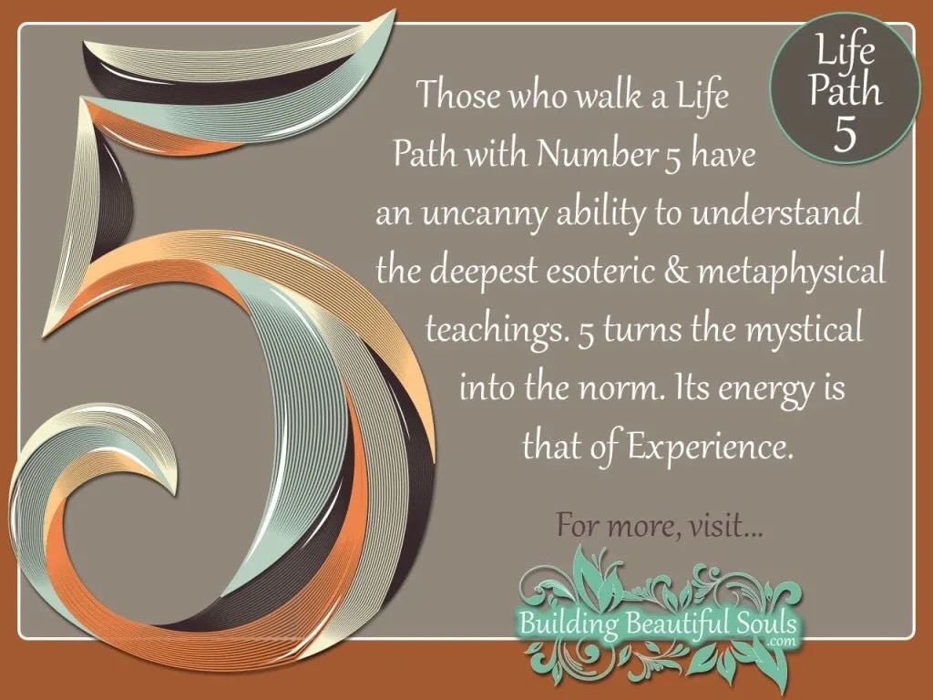 Life Path Number 5 Meaning According To Numerology By Healers Diana Medium
