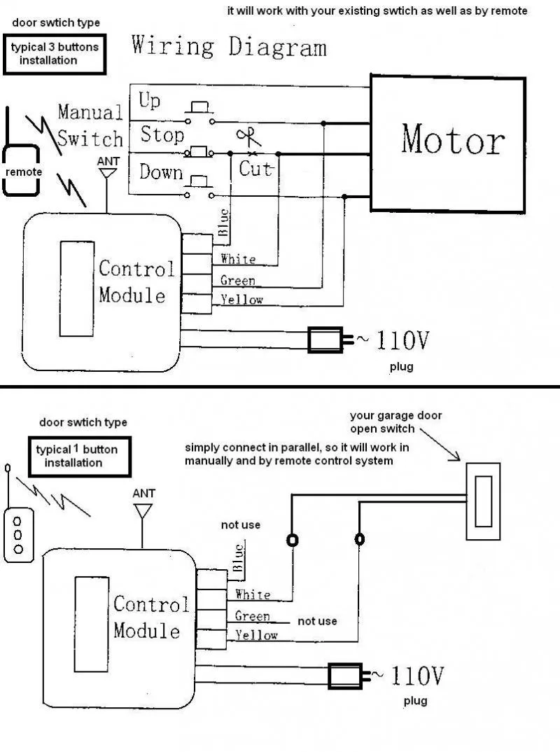 Liftmaster Garage Door Opener Wiring Diagram