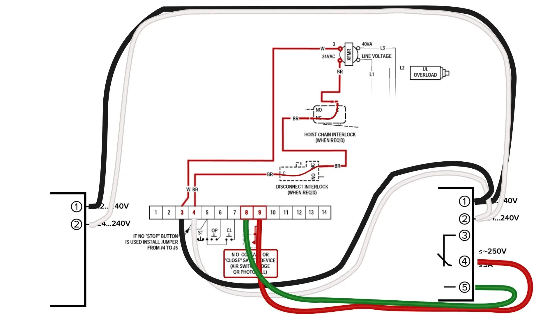 Liftmaster Sensor Wiring Diagram
