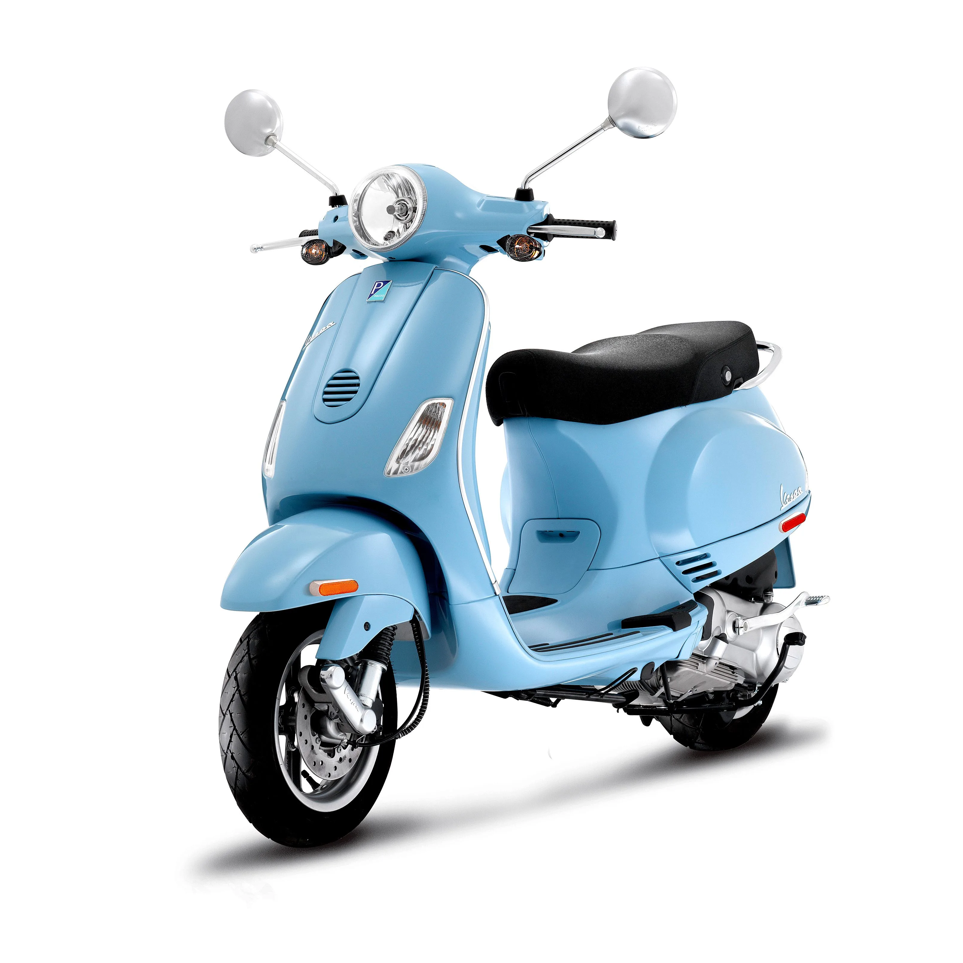 Light Blue Vespa Scooter