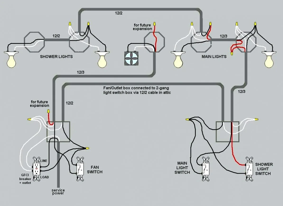 Light Wiring Diagrams Multiple Lights