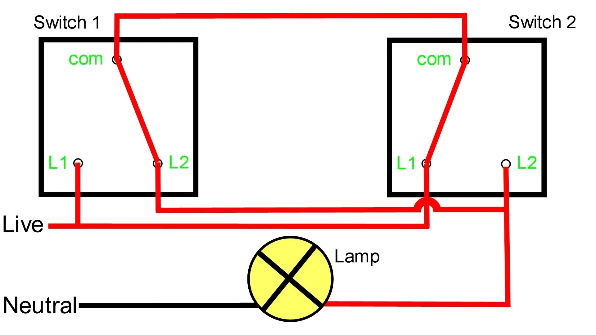 Lighting Circuit Wiring Diagram Uk