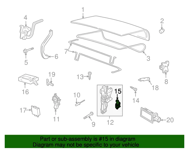 Lincoln Town Car Parts Diagram