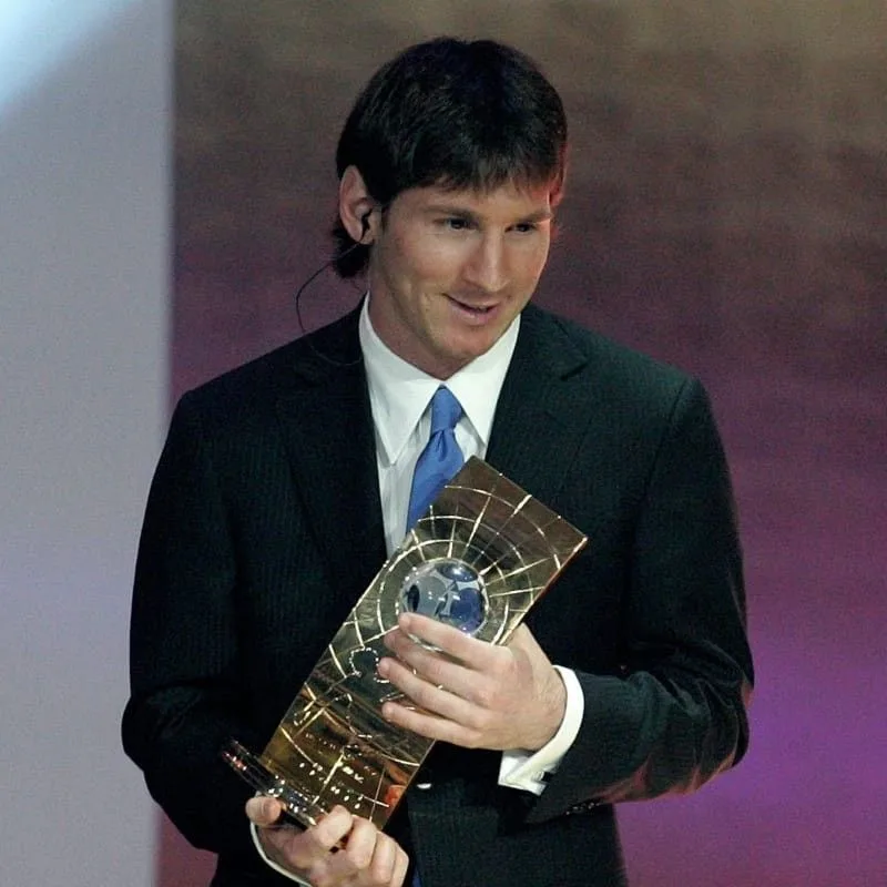 Lionel Messi Argentina 2009 Barcelona Spain Fifa World Player Of The Year Futebol