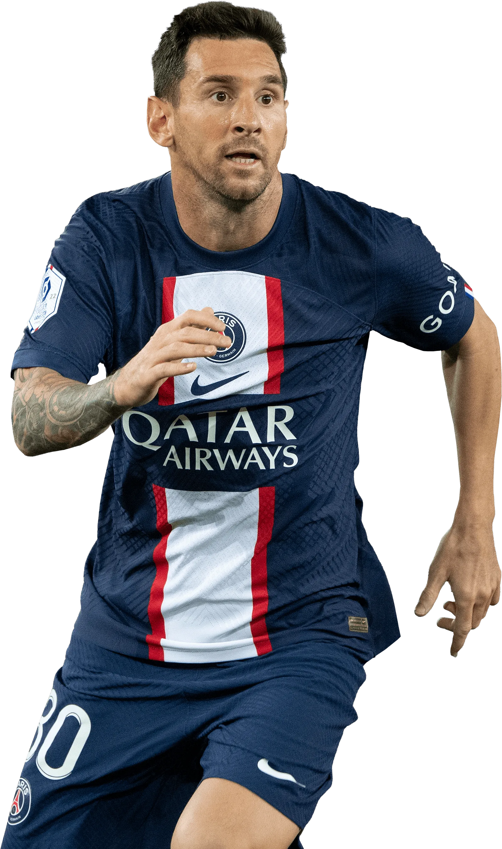 Lionel Messi Paris Saint Germain Football Render Footyrenders