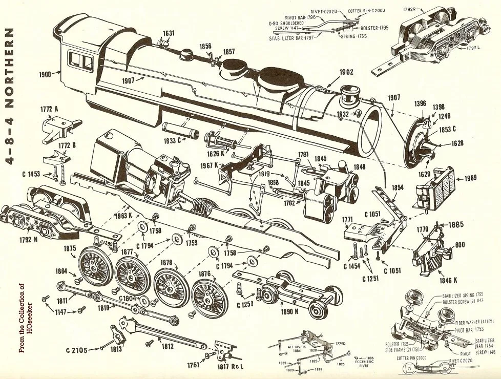 Lionel Trains Parts Schematics