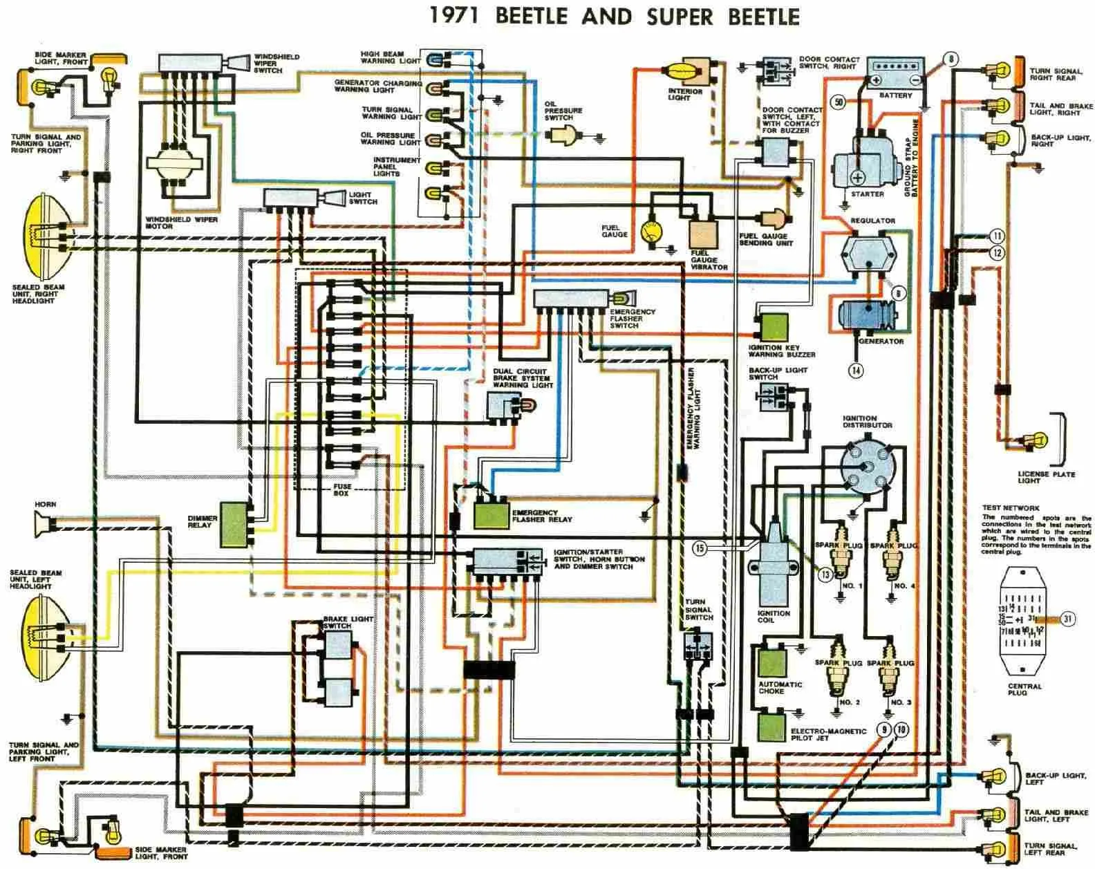 List Of 1971 Vw Beetle Ignition System Wiring Explained Diagram Included Ideas