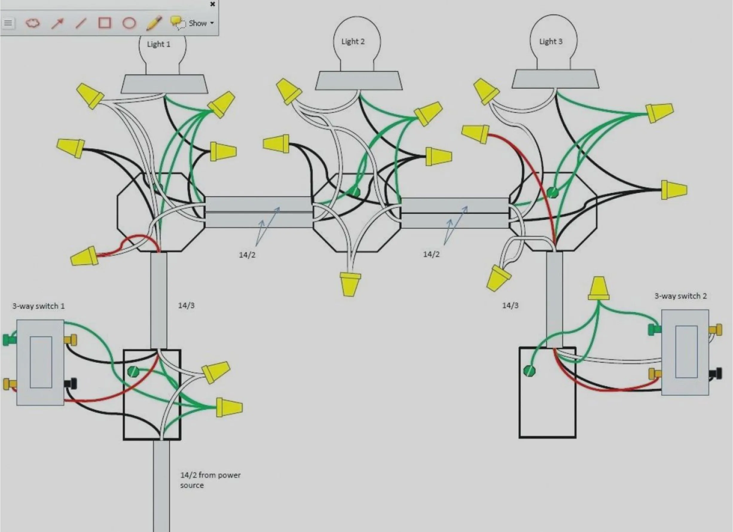 List Of Wiring Diagram For 3 Way Switch With Multiple Lights Article Safetopy